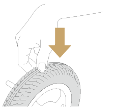 確認空氣輪胎的氣壓